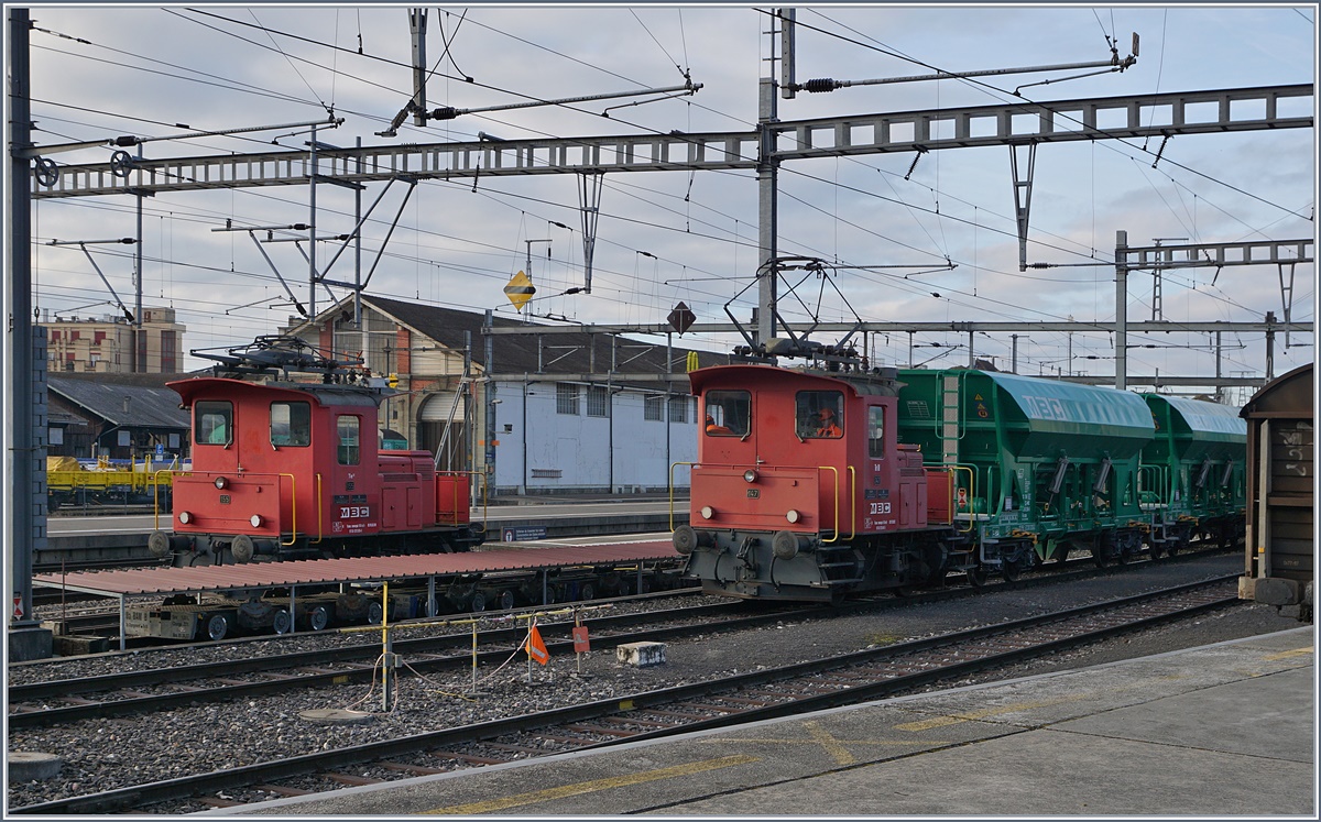BAM Te III 147 im Einsatz und BAM Te III 155. 
22. Feb. 2017 