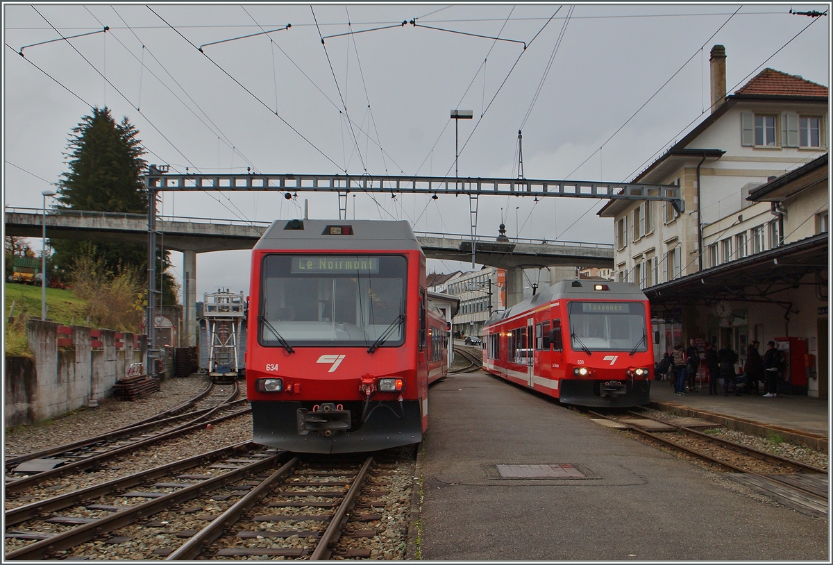 CJ GTW ABe 2/6 in Tramelan.
17. Nov. 2014