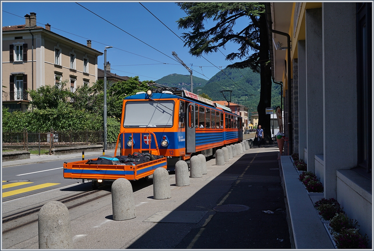 Der MG Beh 4/8 12 in Capolago Riva San Vitale.
21. Mai 2017 
