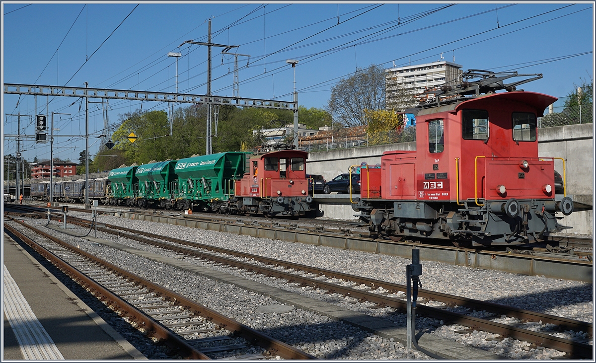 Die beiden BAM MBC Tem III 147 und 155 in Morges.
12.09.2018