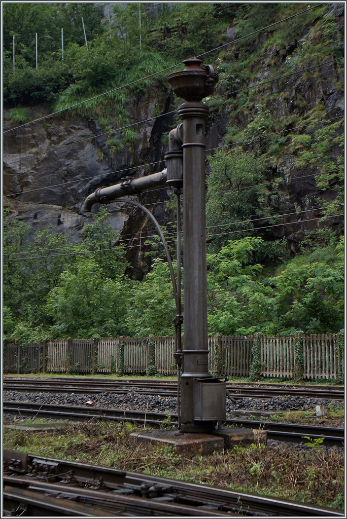 Ein wohl kaum mehr gebrauchter Wasserturm in Iselle. 
2 Juli 2014