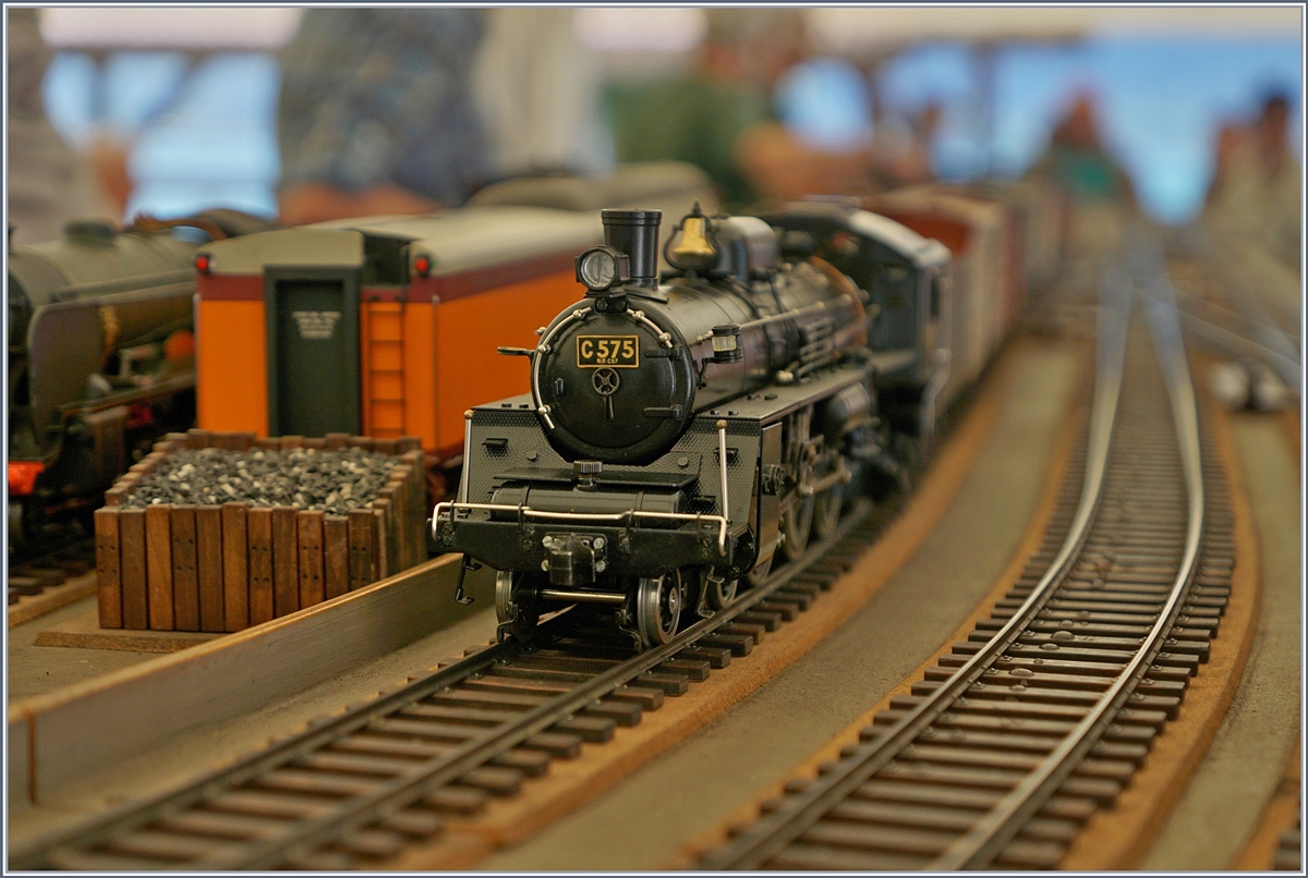 Schweizer Dampftage Brienz 2018: die umfasste nicht nur  grosse  Dampfloks sonder auch  Kleine , wie zum Beispiel die Spur 1 Live Modelle oder die Quaibahn, aber auch Dampfwalzen und Dampfschiffe.
Brienz, den 30. Juni 2018, 