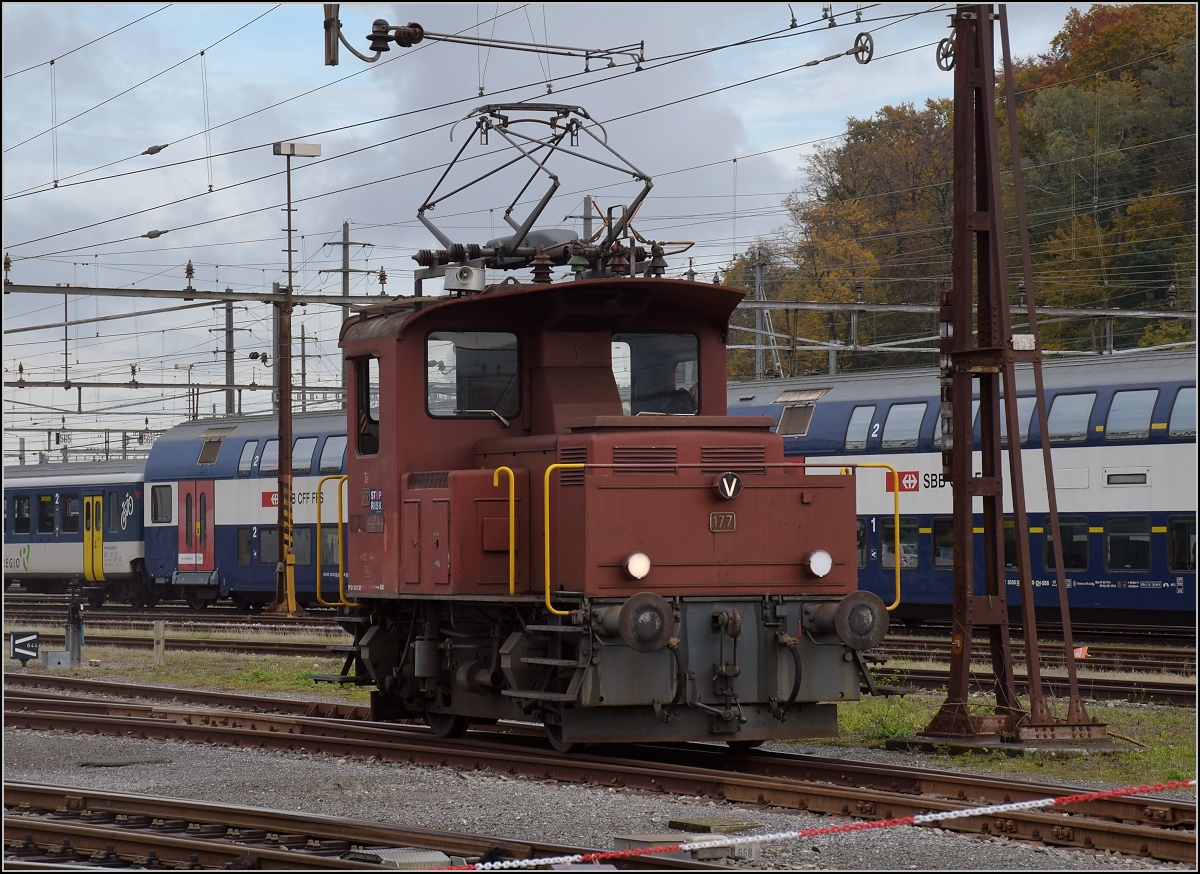 Te III 177 der SBB Historic. Olten, Oktober 2019.