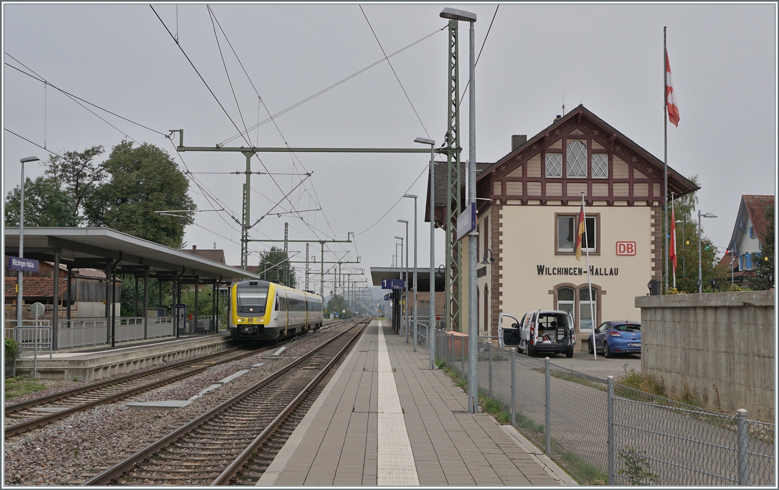 Blick in die Gegenrichtung mit einem weiteren DB 612. 

6. Sept. 2022