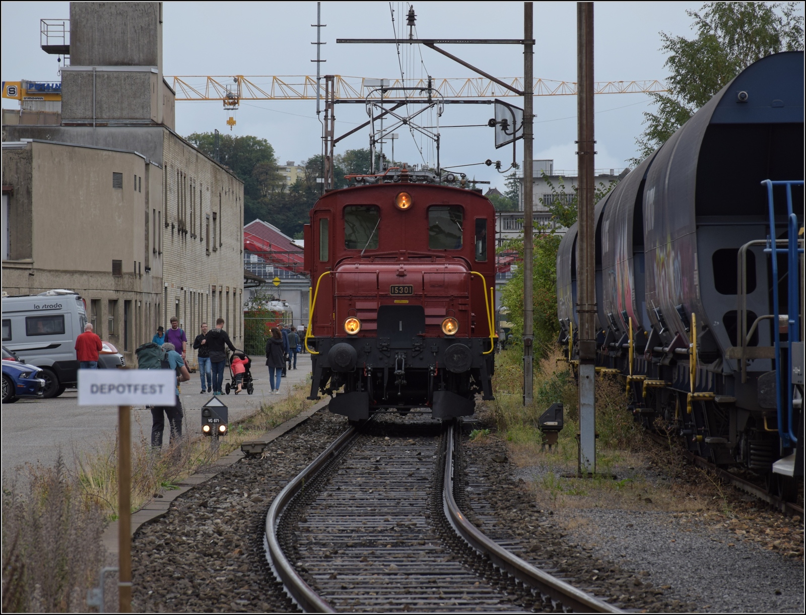 Depotfest Olten 2023. 

De 6/6 15301, das Seetalkrokodil. August 2023.