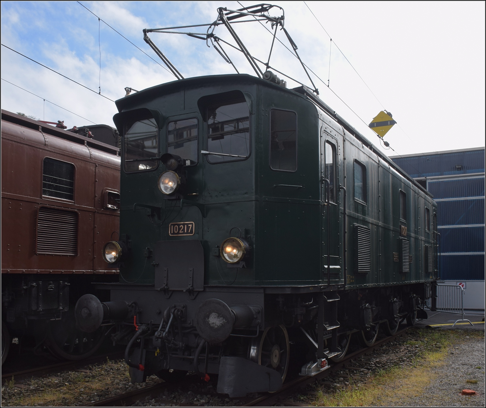 Depotfest Olten 2023. 

Die kleine S�cheron Ae 3/5 10217. August 2023.