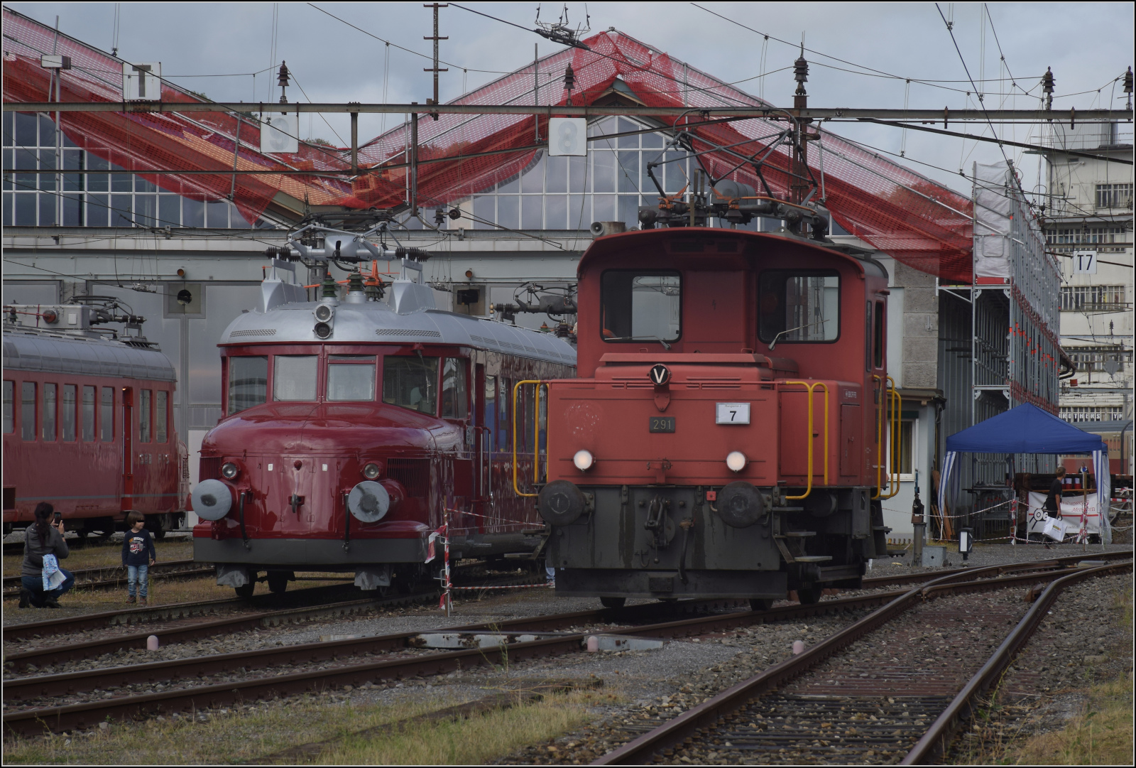 Depotfest Olten 2023. 

Zweikraft-Rangiertraktor Tem II 291. August 2023.