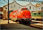 Die SBB CFF FFS Am 4/4 18467 am 17. M�rz 1993 in Lausanne. 

