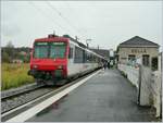 Ein SBB NPZ RBDe 560 ist in Delle eingetroffen, Endstation.