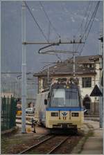 Der ABe 8/8 N� 24 erhielt einen neuen, den Panoramoz�gen gleichenden Wagenkasten, um bei Bedarf als Reservefahrzeug einzuspringen.