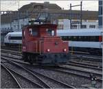 Der BAM MBC Te III 147 wechselt aufs Nebengleis.