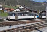 Der MOB Be 4/4 1007  Bipperlisi  rangiert in Zweisimmen.
