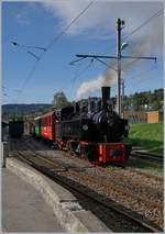 Die G 2x 2/2 105 in Blonay.