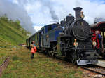 Dampfbahn Furka Bergstrecke: Die HG 3/4 1 in Muttbach-Belvédère, 23.