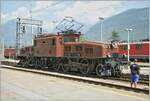Die Ce 6/8 II 14253 in Domodossola im Rahmen eine Extrafahrt.
