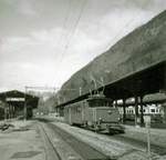 Im Anschluss an das schöne Bild von Stefan von der Rangierlok Te 171 203 hier noch eine Aufnahme derselben Lok bei einem aussergewöhnlichen Einsatz im Winter 1963.