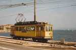 TN/TRN: Seeuferpromenade des Triebwagens 42 in Neuch�tel im Juni 1981.
