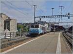 Die SNCF BB 22397 verlässt Genève mit ihrem TER 96634 nach Grenoble. Die Einsätze der einst weit verbreiteten  nez cassé  gehen strak zurück, so habe ich in Genève nur noch dieses Zugspaar der TER Grenoble-Genève-Grenoble (96605/96634) gefunden, welches mit einer BB 22200 verkehrt. 20. August 2024