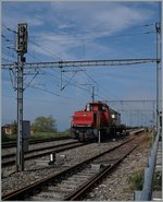 Die Am 841 004-5 mit eine Ks bei der Durchfahrt in Grandvaux.