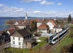 In einigen Bögen führt die Seelinie durch Berlingen hindurch.