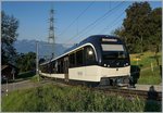 Der CEV MVR SURF ABeh 2/6 7501 als Regionanzug 1413 von Blonay nach Les Pleidades bei der Durchfahrt in Fayaux.