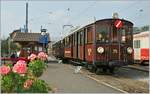 Den schieben Triebwagen vom Steuerwagen aus zu bedienen, bei der Ablieferung im Jahre 1909 des  historische Martigny - Chatelard (MC) BCFe 4/4 N° 15 mit dem BFZt4 75 eine ganz besondere