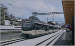 Nur zwei MOB Alpina Be 4/4 / ABe 4/4 (Serie 9000) ohne Zwischenwagen bilden den Regionalzug 2209 von Zweisimmen nach Montreux. Das Bild wurde in Montbovon aufgenommen. 

3. Dezember 2020