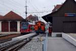 ASm: Zugskreuzung in Wiedlisbach am 21.