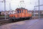 Alte Triebfahrzeuge in Langenthal (Oberaargau - Jura - Bahn OJB): Ge4/4 56 aus dem Jahr 1917 f�r Rollschemelz�ge nach Melchnau (heute Betrieb eingestellt); 280 PS.