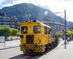 Ein Bauzug als Straßenbahn...