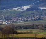 Viel Landschaft, wenig Zug am Jura.