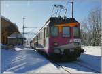 Der ex MThB ABDe 4/4 16 leistet nun bei  Travys  im Vall�e de Joux Dienst.