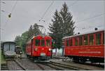Zur Saisoneröffnung der Blonay-Chamby Bahn wurde für die elektrischen Züge der RhB Bernina Bahn ABe 4/4 I N° 35 der Blonay Chamby Bahn eingesetzt, eine gute (optische) Wahl, den