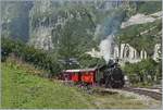  Wir feiern unsere neue Lok HG 4/4 704  und so wurde der Stargast nicht nur bewundert, sondern musste auch was tun, z.B.